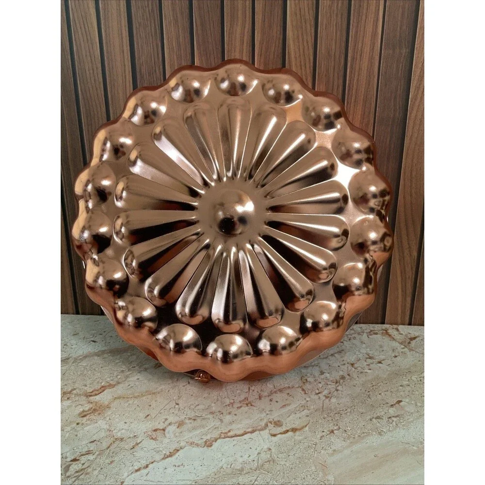 vintage copper  mold  Wall Decor 11.25” Diameter 2.75”